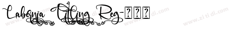 Labernia Titling Reg字体转换